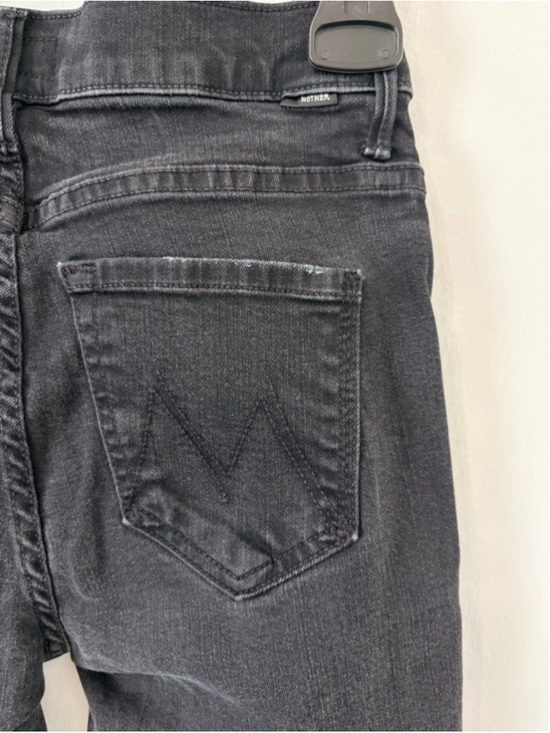 MOTHER The Weekender Flare Jeans Sz 24 Not Guilty Black EUC - Picture 9 of 14